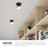 Kuzco Novel 5-in Semi-Flush Mount