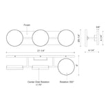 Kuzco Novel 21-in Vanity Light