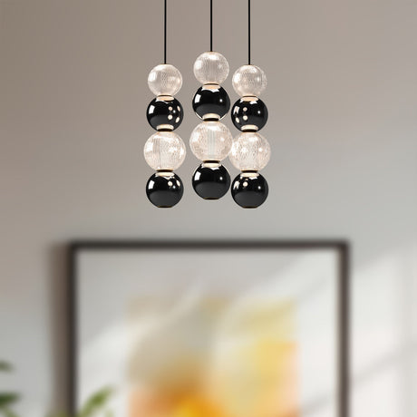 Alora Onyx 3 Head Multi Pendant