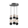Alora Onyx 3 Head Multi Pendant