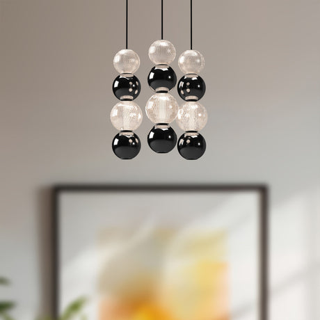 Alora Onyx 3 Head Multi Pendant