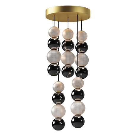 Alora Onyx 5 Head Multi Pendant