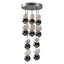 Alora Onyx 5 Head Multi Pendant