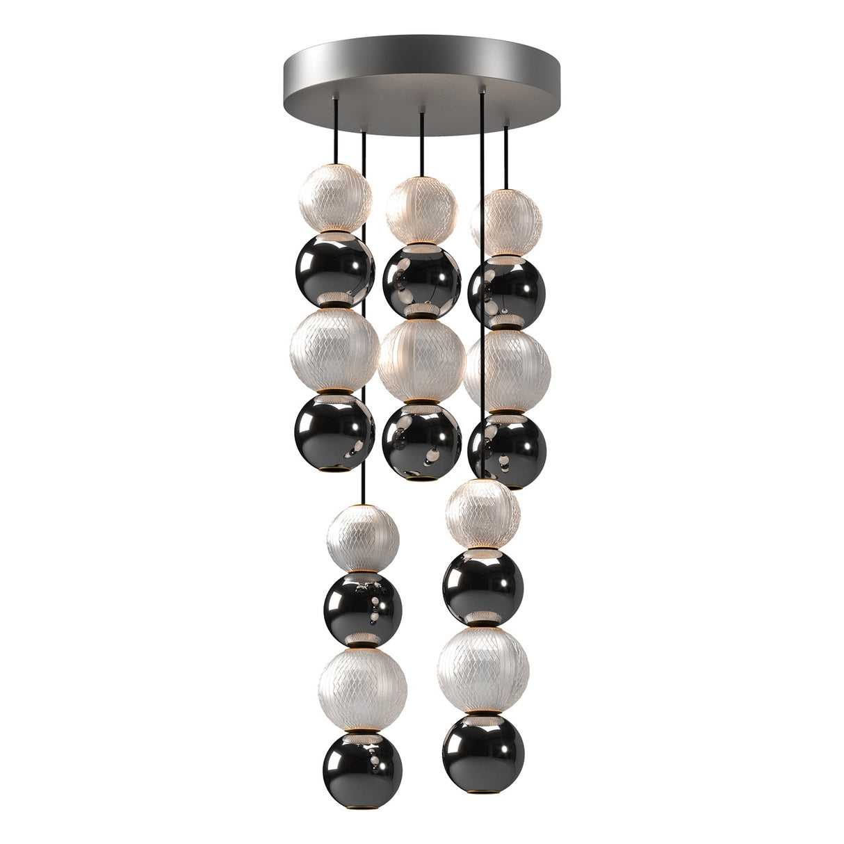 Alora Onyx 5 Head Multi Pendant