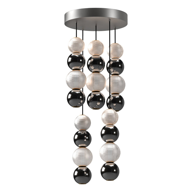Alora Onyx 5 Head Multi Pendant