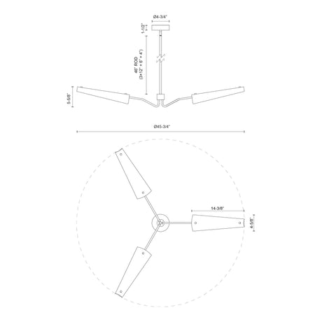 Alora Osorio 46-in Chandelier