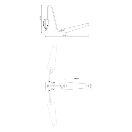 Alora Osorio 4-in Wall/Vanity Light