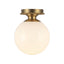 Alora Mood Otis 8-in Semi-Flush Mount