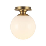 Alora Mood Otis 8-in Semi-Flush Mount