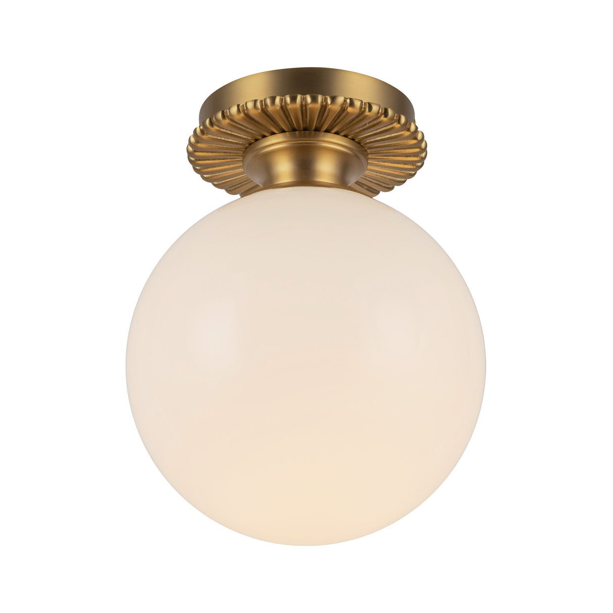 Alora Mood Otis 8-in Semi-Flush Mount