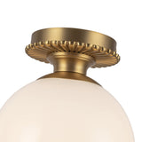 Alora Mood Otis 8-in Semi-Flush Mount