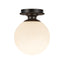 Alora Mood Otis 8-in Semi-Flush Mount