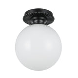 Alora Mood Otis 8-in Semi-Flush Mount