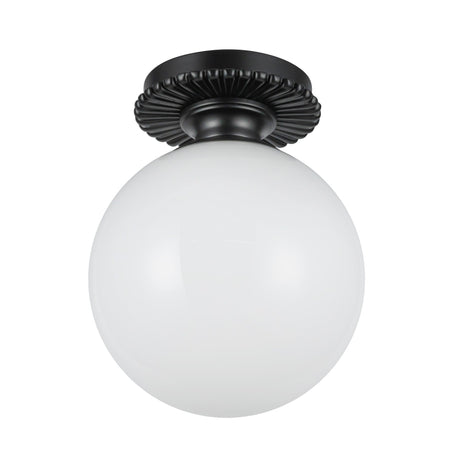 Alora Mood Otis 8-in Semi-Flush Mount