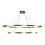 Kuzco Ovale 53-in 2 Layer Chandelier