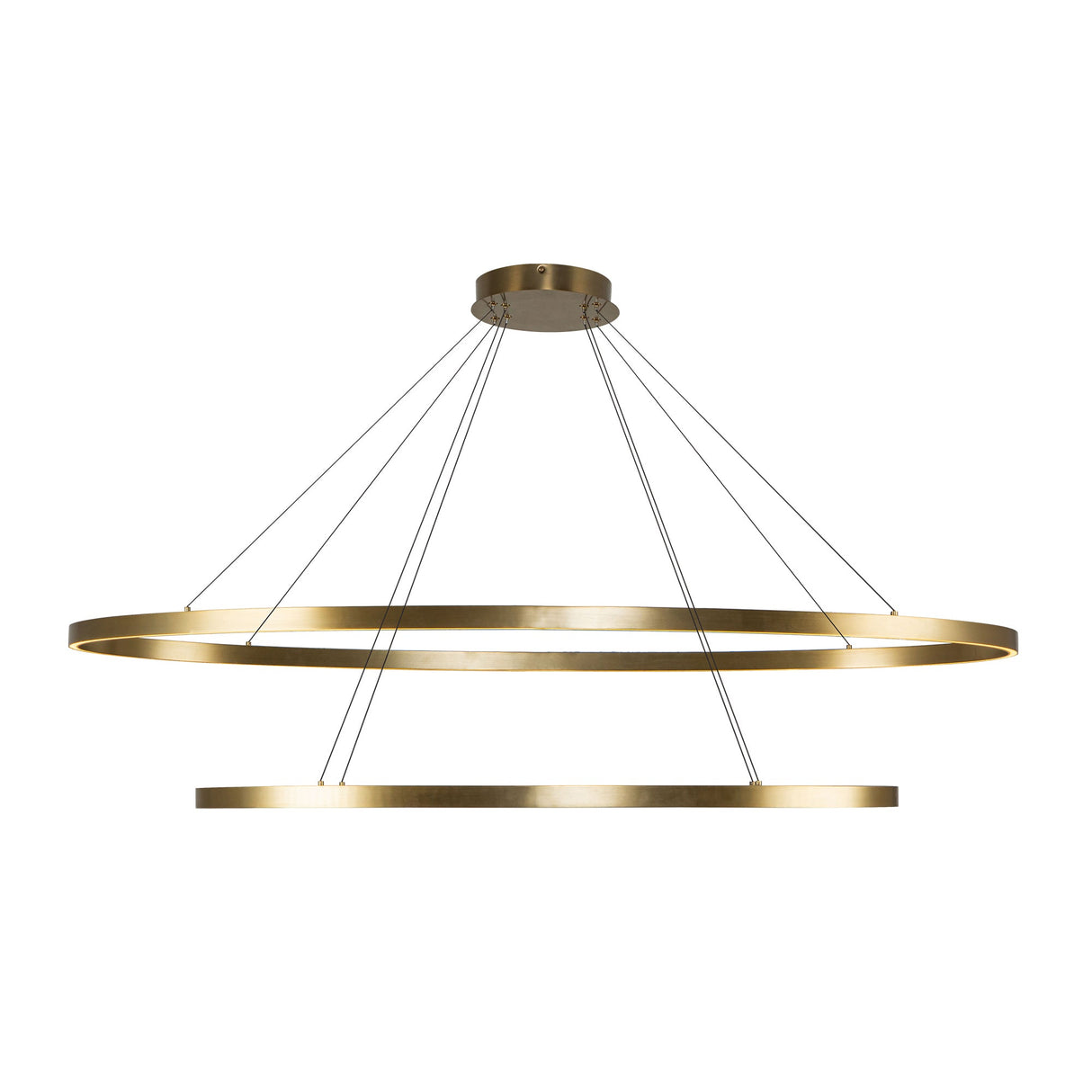 Kuzco Ovale 53-in 2 Layer Chandelier