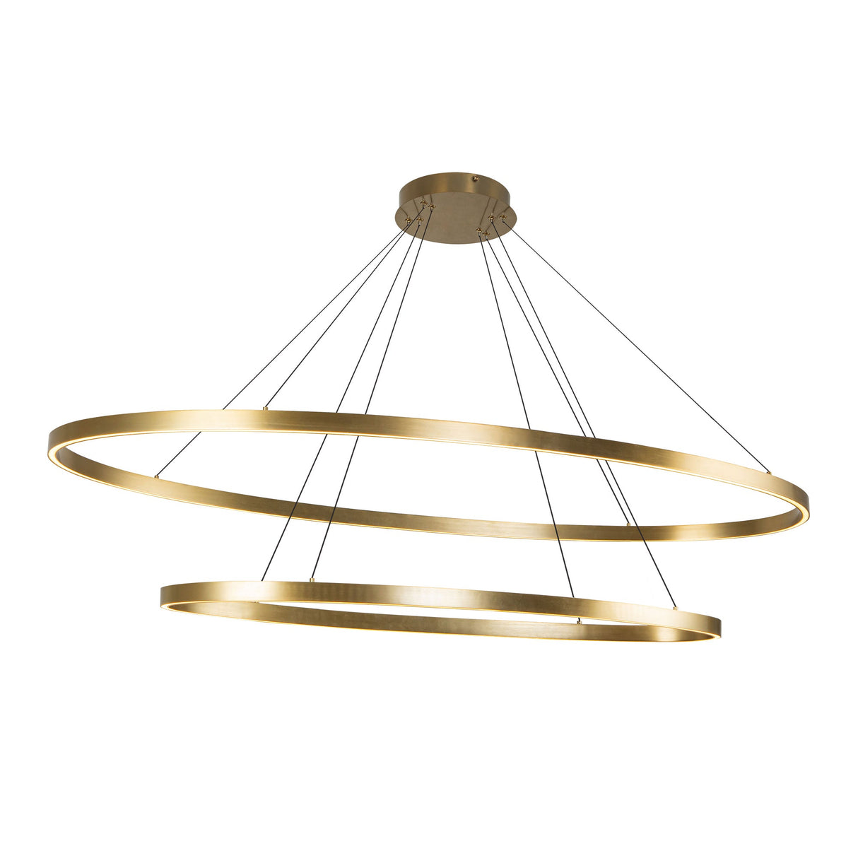 Kuzco Ovale 53-in 2 Layer Chandelier
