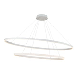 Kuzco Ovale 53-in 2 Layer Chandelier