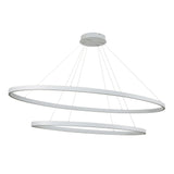 Kuzco Ovale 53-in 2 Layer Chandelier