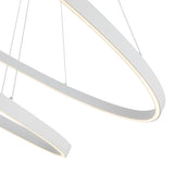 Kuzco Ovale 53-in 2 Layer Chandelier