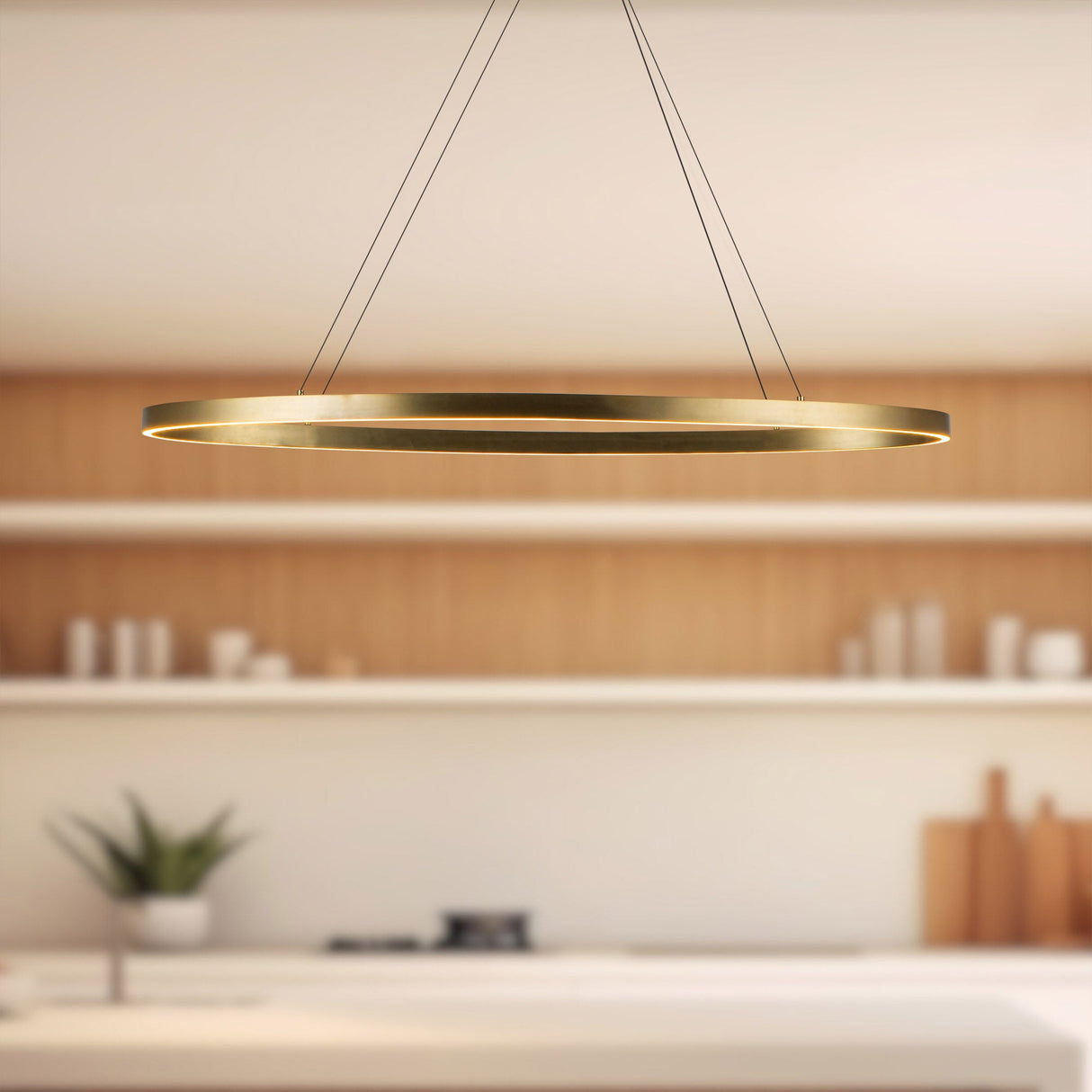 Kuzco Ovale 40-in Linear Pendant