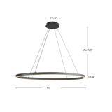 Kuzco Ovale 40-in Linear Pendant