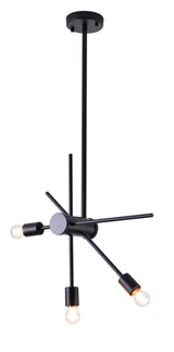 Chandelier DU76C25BLK