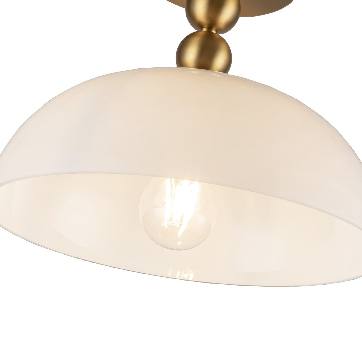 Alora Mood Paisley 12-in Semi-Flush Mount