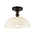 Alora Mood Paisley 12-in Semi-Flush Mount