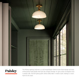 Alora Mood Paisley 12-in Semi-Flush Mount