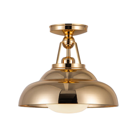 Alora Palmetto 12-in Semi-Flush Mount