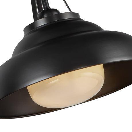 Alora Palmetto 12-in Semi-Flush Mount