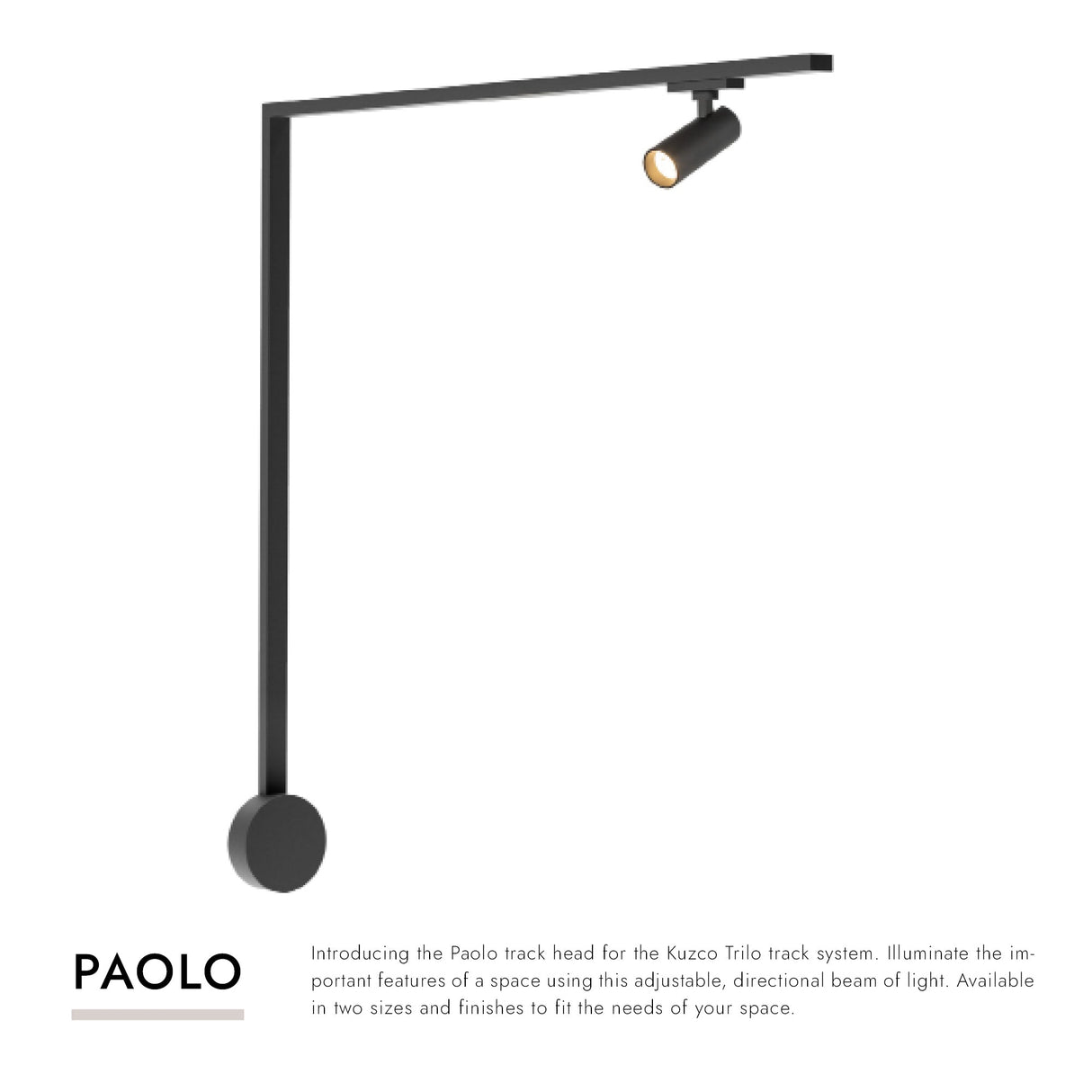Kuzco Trilo Wall Kit - Paolo 2in 1 Head