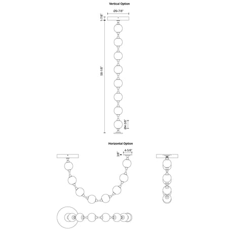 Alora Marni 5-ft Pendant