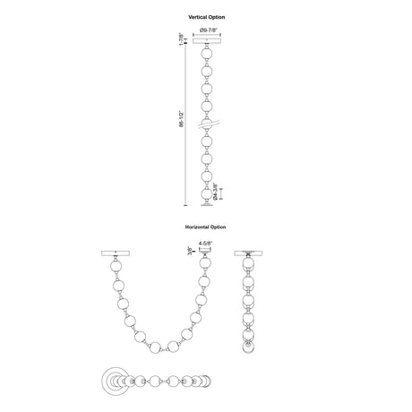 Alora Marni 7-ft Pendant