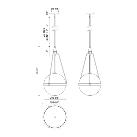 Alora Mood Harmony 18-in Pendant