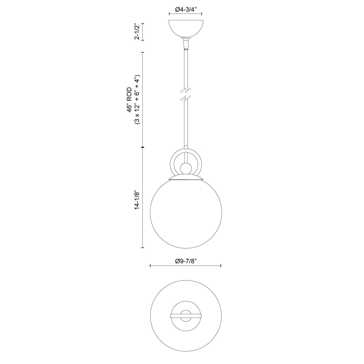 Alora Mood Fiore 10-in Pendant