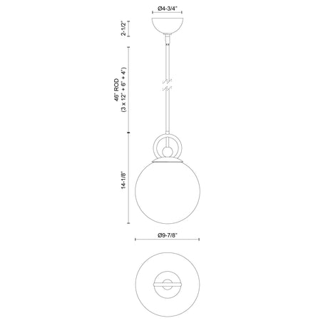 Alora Mood Fiore 10-in Pendant