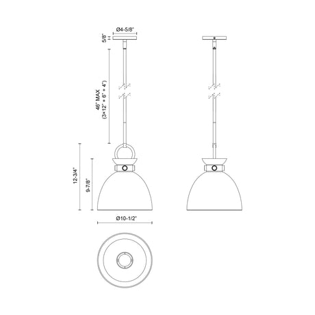 Alora Mood Waldo 11-in Pendant