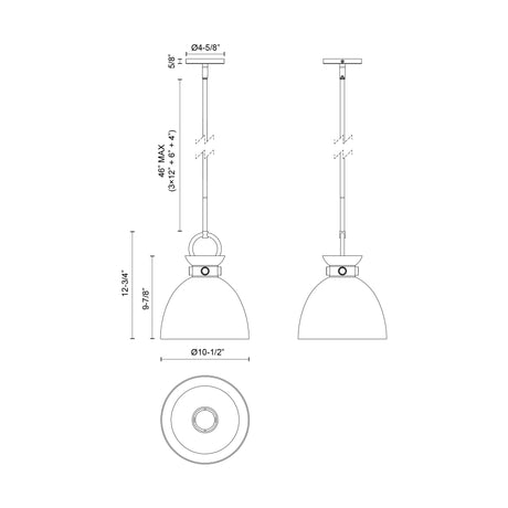 Alora Mood Waldo 11-in Pendant