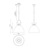 Alora Mood Waldo 14-in Pendant