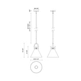 Alora Mood Emerson 11-in Pendant