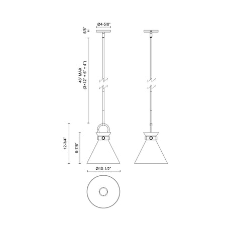 Alora Mood Emerson 11-in Pendant