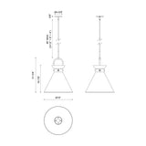 Alora Mood Emerson 18-in Pendant
