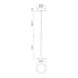 Alora Mood Issa 6-in Pendant