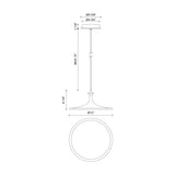Alora Mood Issa 12-in Pendant
