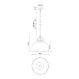 Alora Mood Lancaster 15-in Pendant