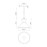Alora Mood Betty 10-in Pendant