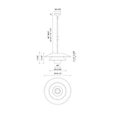 Alora Mood Tetsu 20-in Pendant