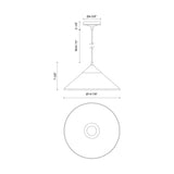 Alora Mood Mauer 15-in Pendant
